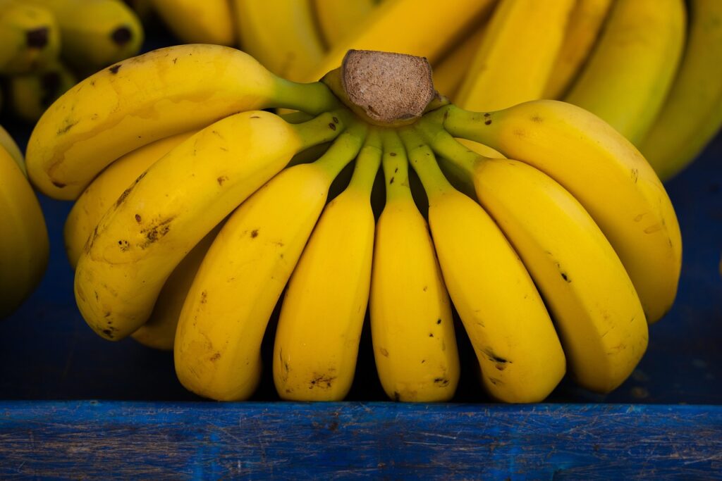 A bunch of bananas
